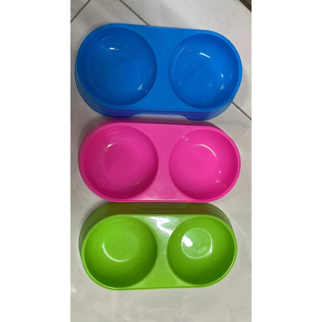 Chén/Bát ăn đôi đựng thức ăn và nước uống cho mèo