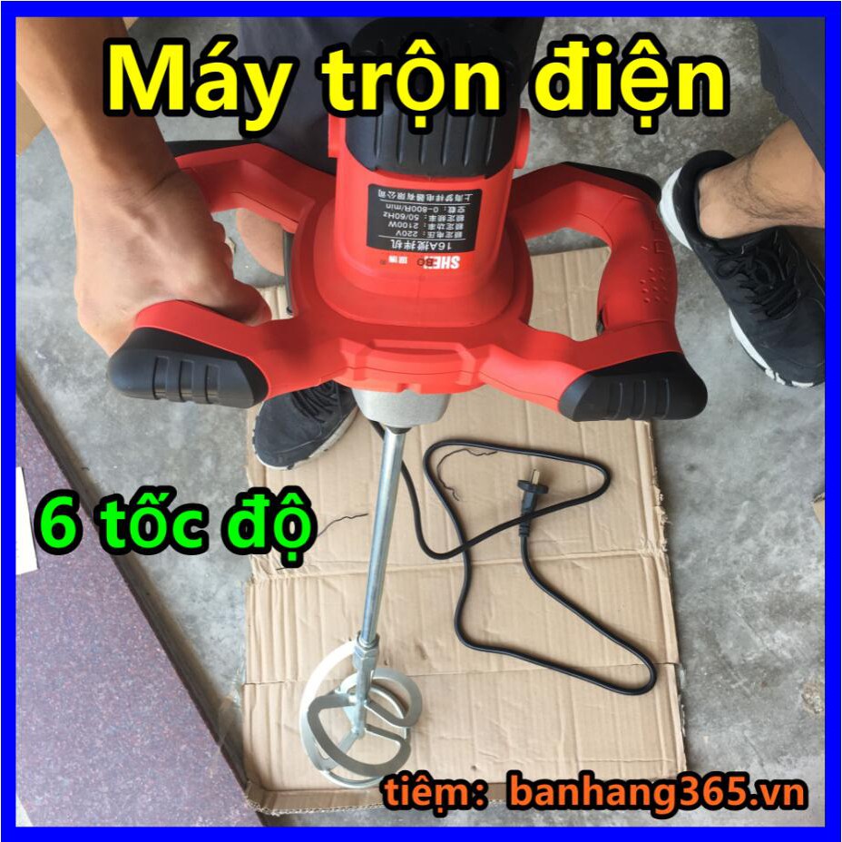 Máy trộn điện công nghiệp cao cấp Máy trộn sơn Máy trộn bê tông cầm tay