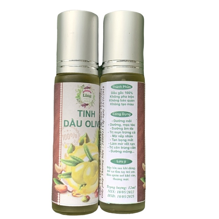 Lăn dưỡng môi tinh dầu olive nguyên chất thơm xịn (lọ 10ml)