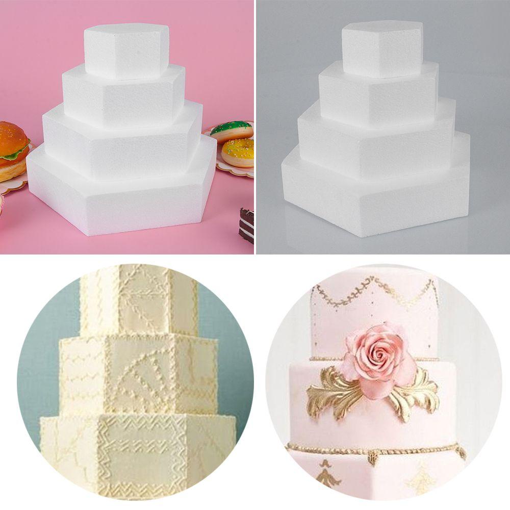 LEISURE Mô Hình Xốp Tập Làm Bánh Kem / Bánh Ngọt Tiện Dụng DIY