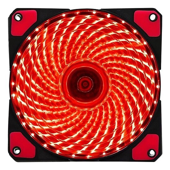 [Mã ELFLASH3 hoàn 10K xu đơn 20K] Fan Case 12cm Electrome 33 Led Red