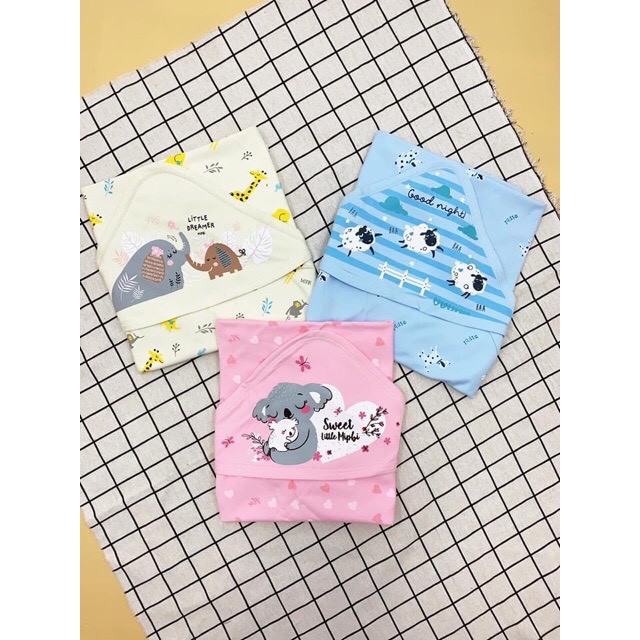 Chăn Ủ(Ủ Kén) 💖CHÍNH HÃNG MIPBI💖 - 100% COTTON - Ấm Áp Như Vòng Tay Của Mẹ