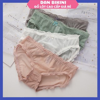 Quần Lót Ren Nữ Sexy cao cấp thoáng mát viền lưới nhún điệu đà mã 3018
