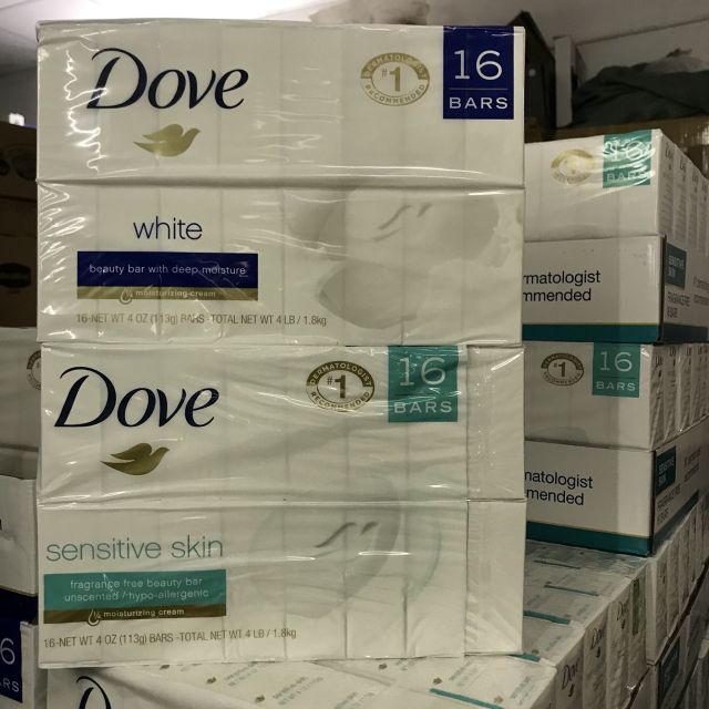 XÀ BÔNG CỤC DOVE 106G TRẮNG DA, DƯỠNG MỊN ẨM CHO DA NHẠY CẢM | BigBuy360 - bigbuy360.vn