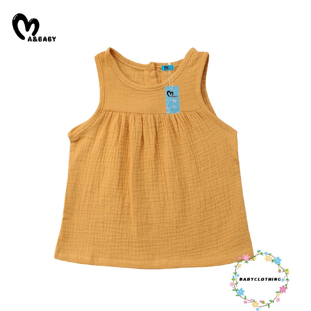 Set áo ngắn tay cổ tròn + chân váy ngắn xếp ly thời trang cho bé gái