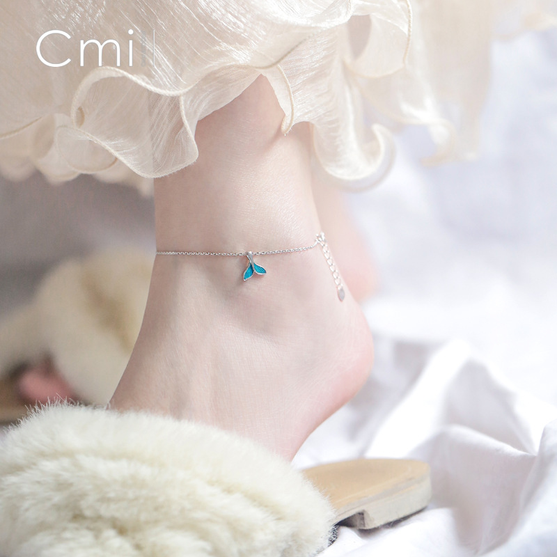Lắc chân mặt hình đuôi cá xinh xắn dành cho nữ