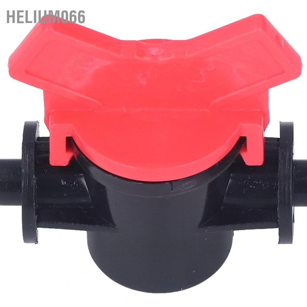 Helium066 2PCS Flow Regulator ABS Plastic Liquid Control Stop Valve Water Pump Straight Through