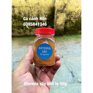 Atermia sấy khô - thức ăn giàu dinh dưỡng cho cá cảnh - hộp 50g