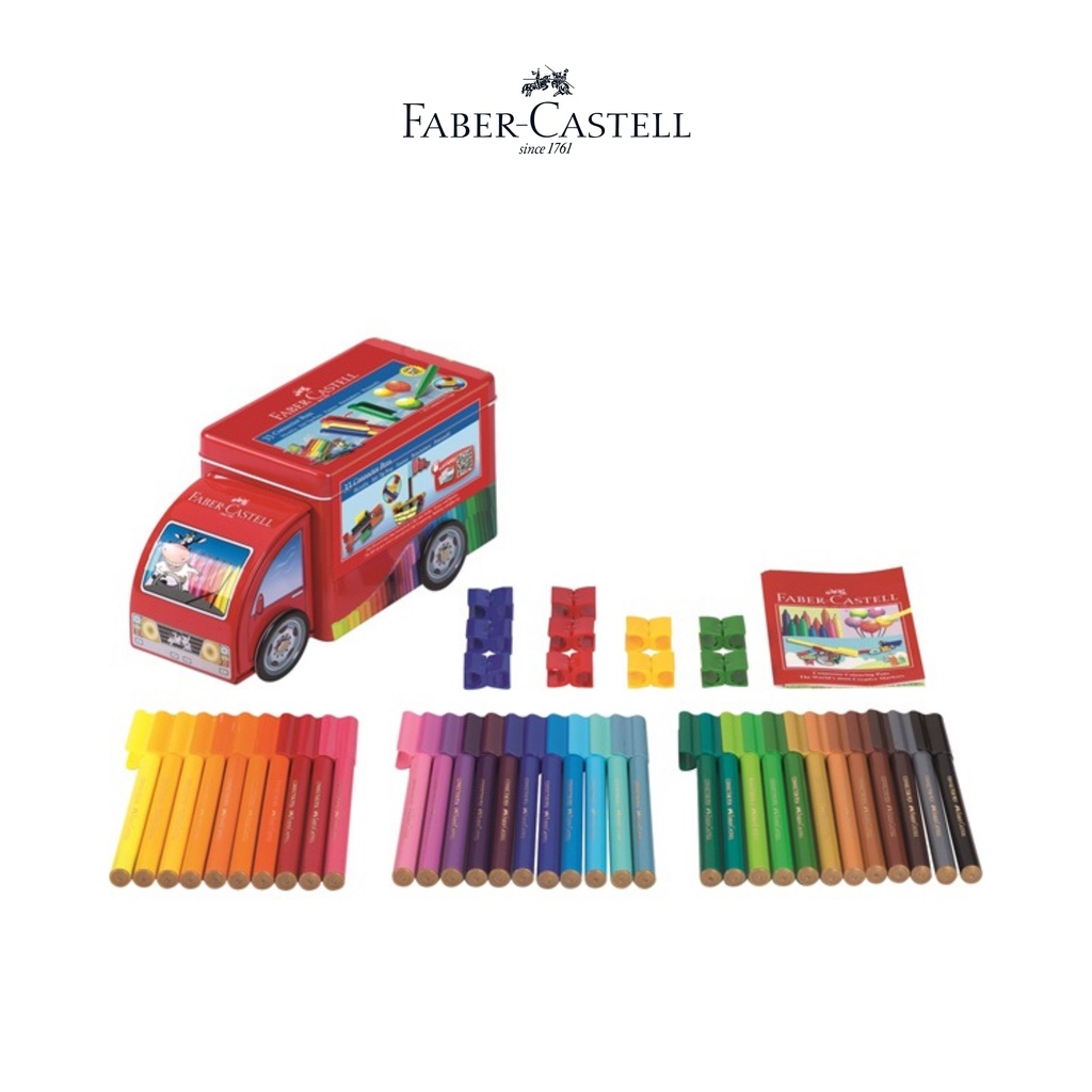 Bút Lông Màu Connector Faber-Castell, Xe Tải 33 Màu