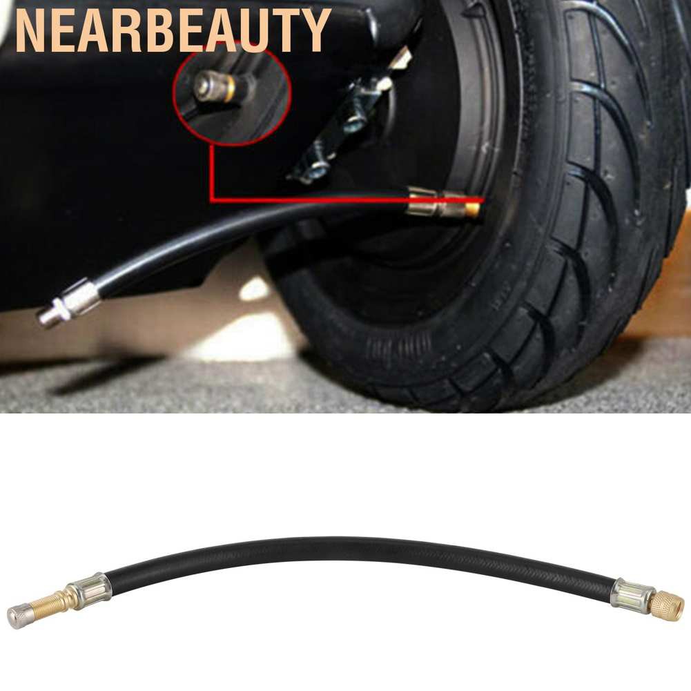 Nearbeauty Universal Air Nozzle Extension Hose Tube Tire Valve Adapter for Car Motorcycle Truck RV