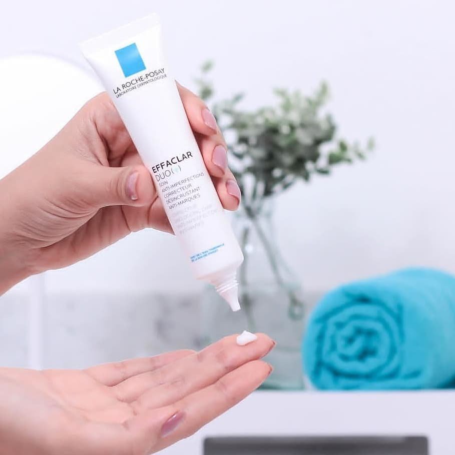 Kem Dưỡng Da La Roche-Posay Effaclar Duo+ Giúp Giảm Mụn, Ngăn Ngừa Vết Thâm 40ml