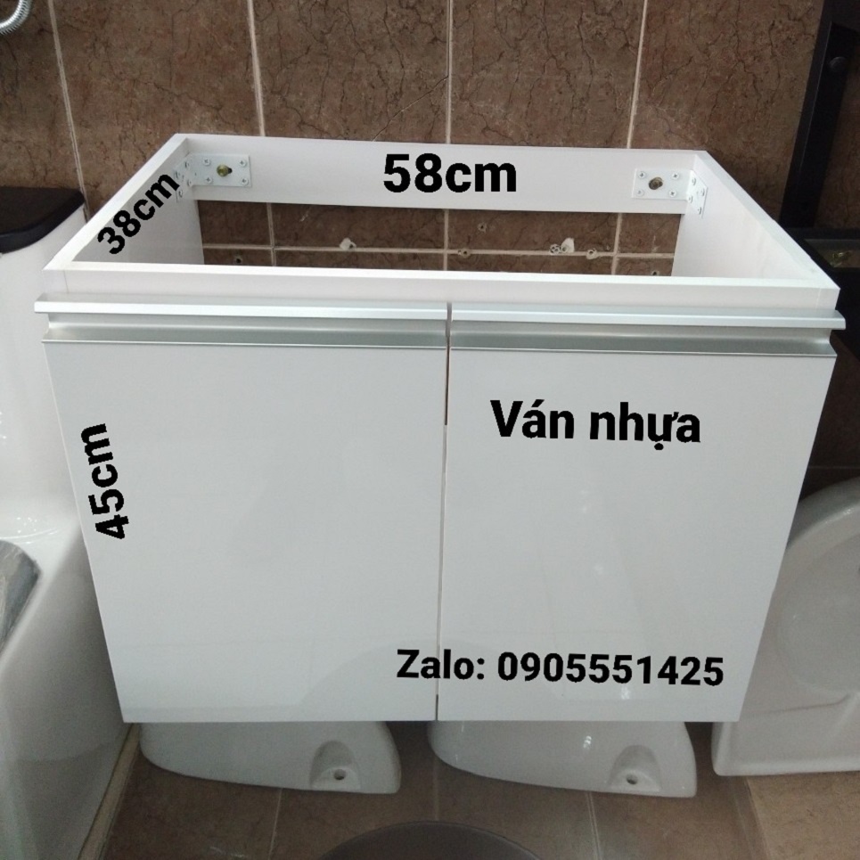 Tủ ván nhựa đặt lavabo  Thiết bị vệ sinh, nhà tắm. Chậu rửa