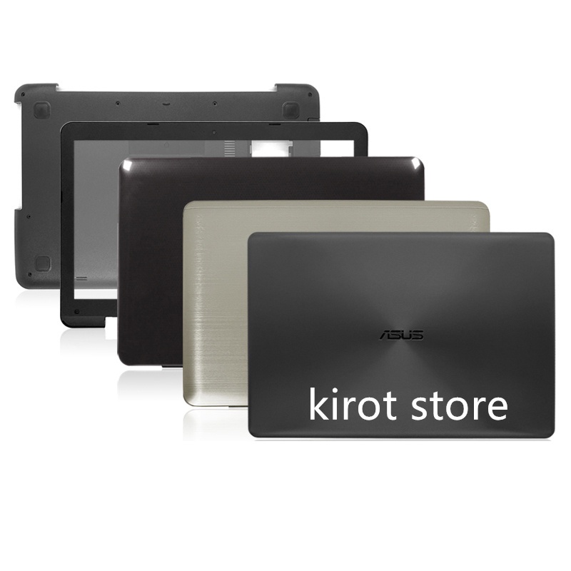 Kirot nắp mới cho asus x555l x554l k555u, k555l fl5800l vm510l k555 kiểu màn hình nắp mặt sau nắp bên a / khung viền bên b / tựa tay bên có bàn phím / nắp đáy bên d
