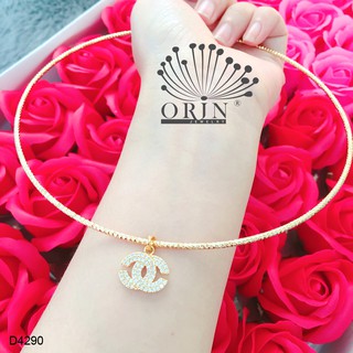 ( Xả kho 3 ngày) Kiềng cổ dạng nhuyễn bền màu mặt chữ x xinh xắn đính đá thiết kế cao cấp Orin D4290
