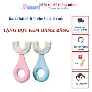 Bàn Chải Đánh Răng Chữ U Thông Minh Chất Liệu Silicon Cho Bé Từ 2 - 6 Tuổi