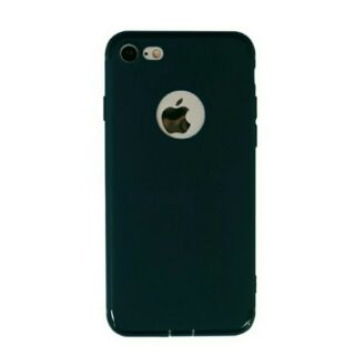 Ốp dẻo juice có nút chắn bụi cho iPhone 6 plus,6S plus ( đen )