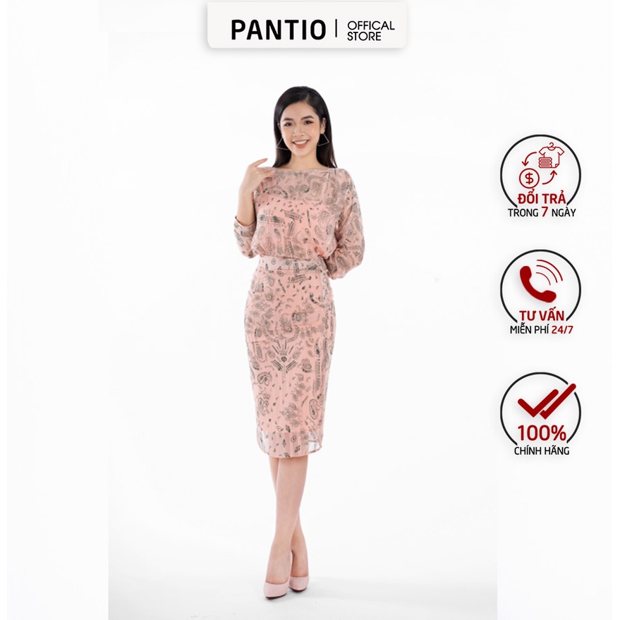 BAS12391 - Áo sơ mi chất voan nhẹ hoạ tiết thời trang - PANTIO