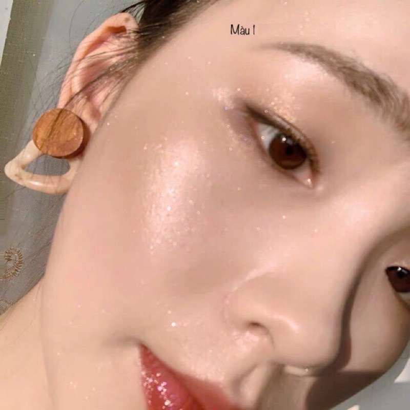 Phấn bắt sáng lục giác kèm gương