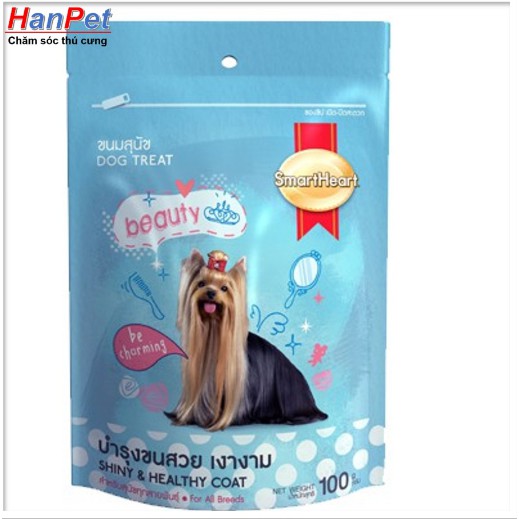 Bánh thưởng cho chó SmartHeart 100gr (Ladiep 218)