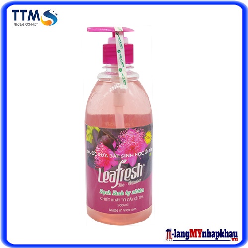 Nước rửa chén sinh học Leafresh 500ml