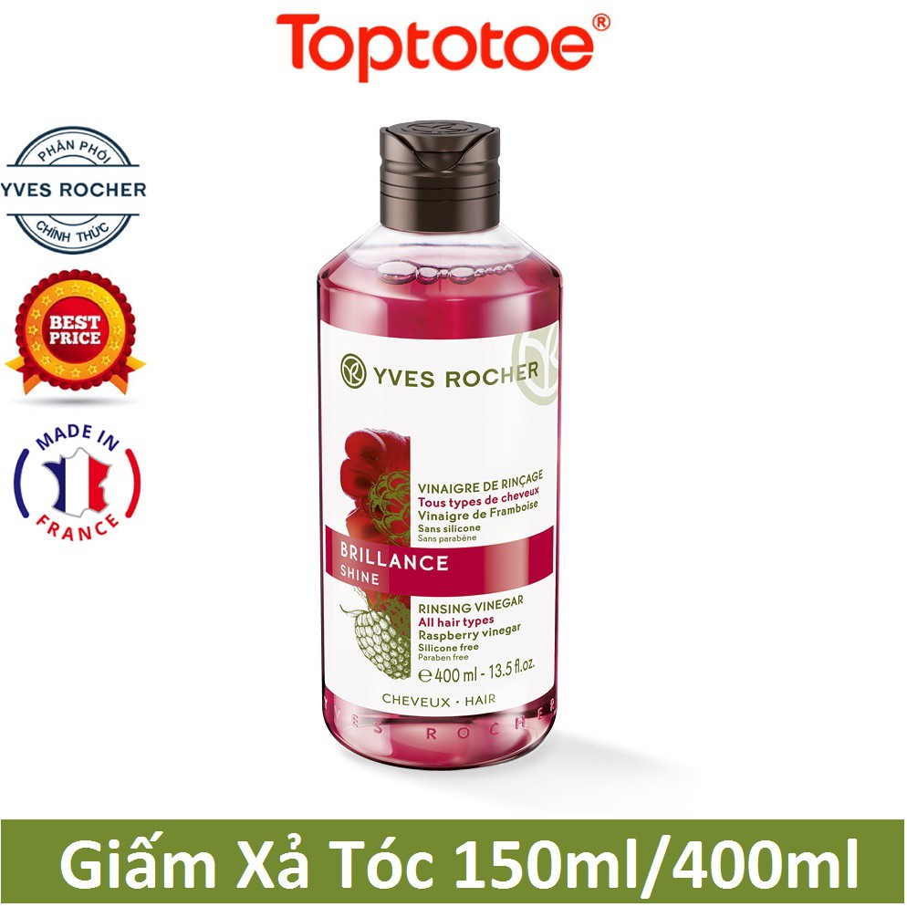 Giấm Xả Tóc Yves Rocher Shine Rinsing Raspberry Vinegar