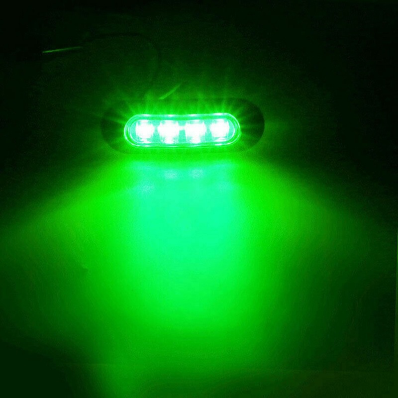 Bộ 2 Đèn LED 24V Chiếu Sáng Ngoài Trời Họa Tiết Rằn Ri Độc Đáo