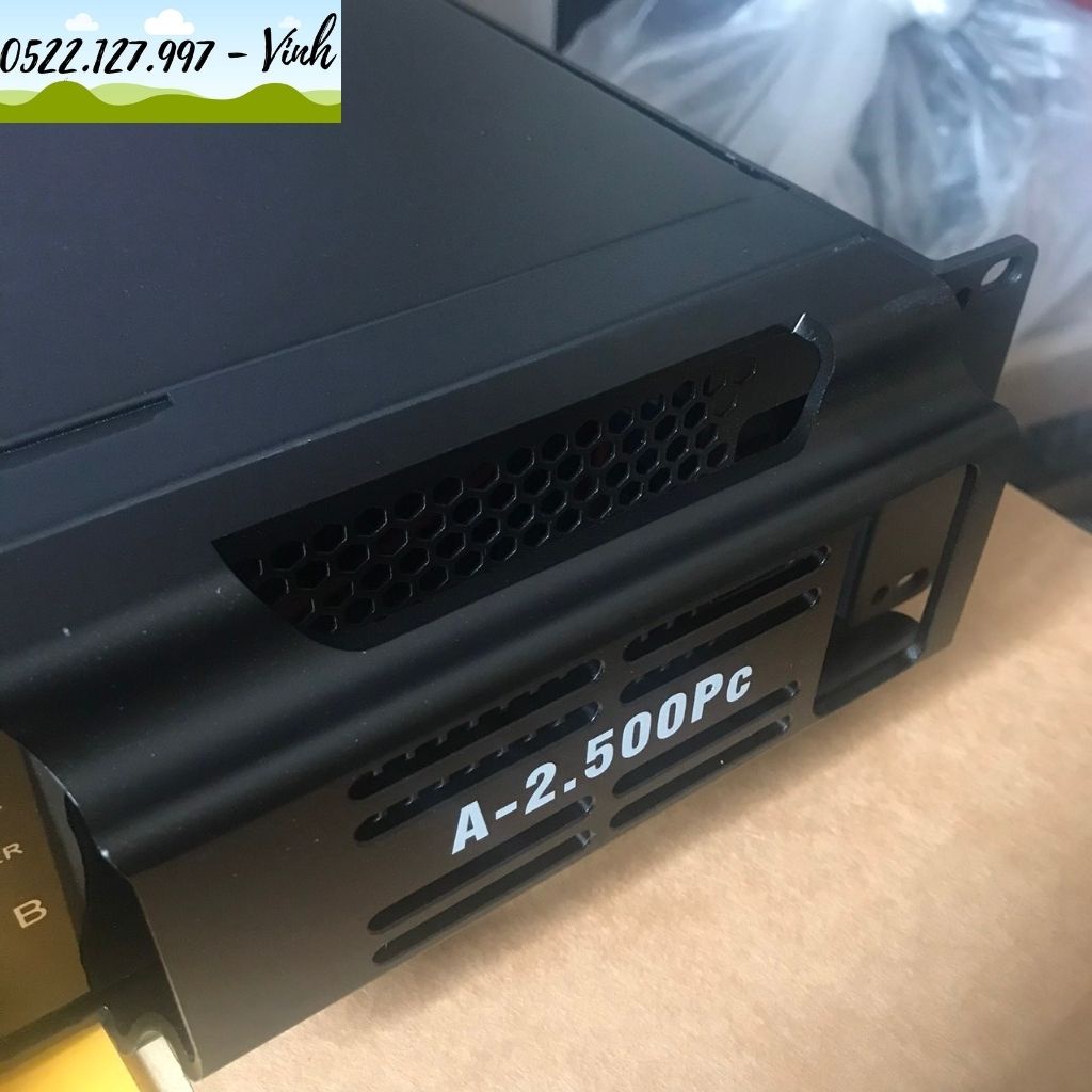 CỤC ĐẨY CÔNG SUẤT Kenwood A-2500Pc 24 sò lớn Toshiba, 8 biến trở nhiệt. mặt phay nhôm  năm 20