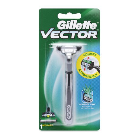 Bàn Cạo 2 Lưỡi Gillette Vector/ Bộ 2 Lưỡi Kép Gillette Vector