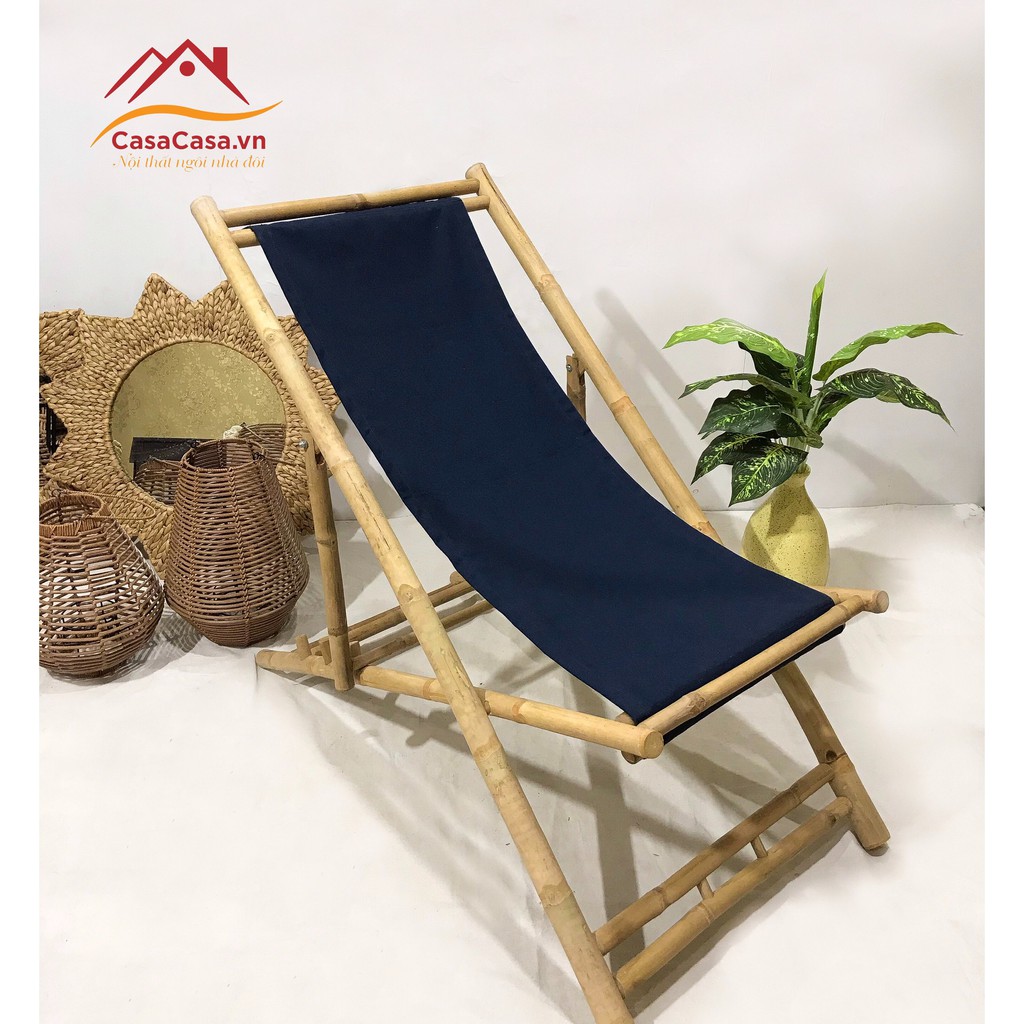 Ghế bãi biển, bể bơi, ghế tre ngoài trời Casa Casa chất liệu tre tự nhiên