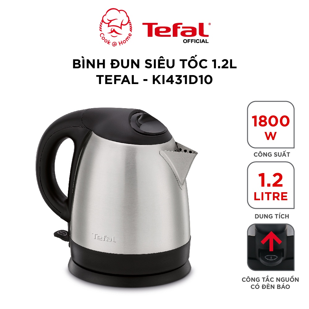 Bình đun siêu tốc Tefal Keai KI431D10 - 1.2L