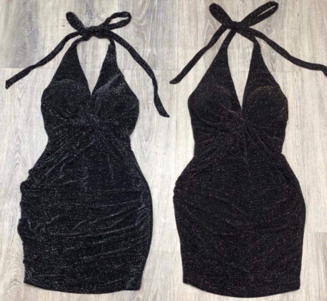 ĐẦM BODY NHŨ CỔ YẾM