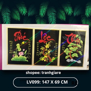 Tranh đính đá phúc lộc thọ LV099