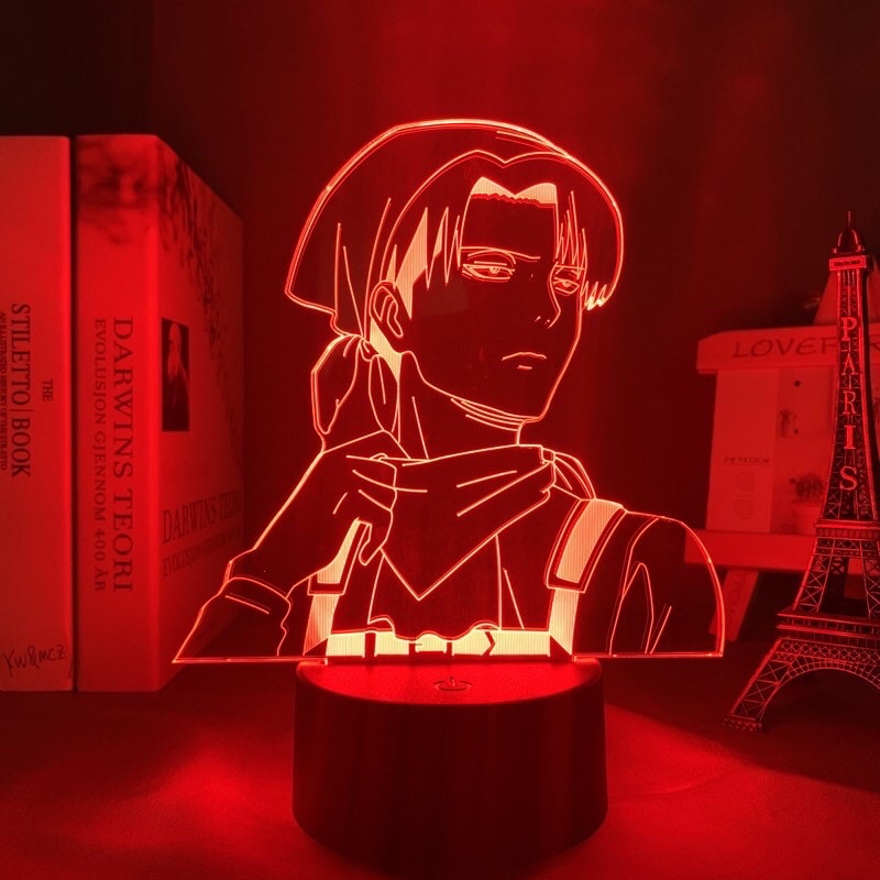 Đèn Ngủ Led Nhân Vật Attack On Titan 3d Độc Đáo Quà tặng kỉ niệm