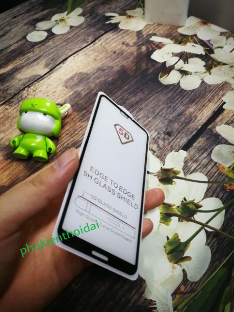Cường lực 5D Huawei Nova 3e Full màn hình full keo tặng giấy dính bụi keo chống hở mép