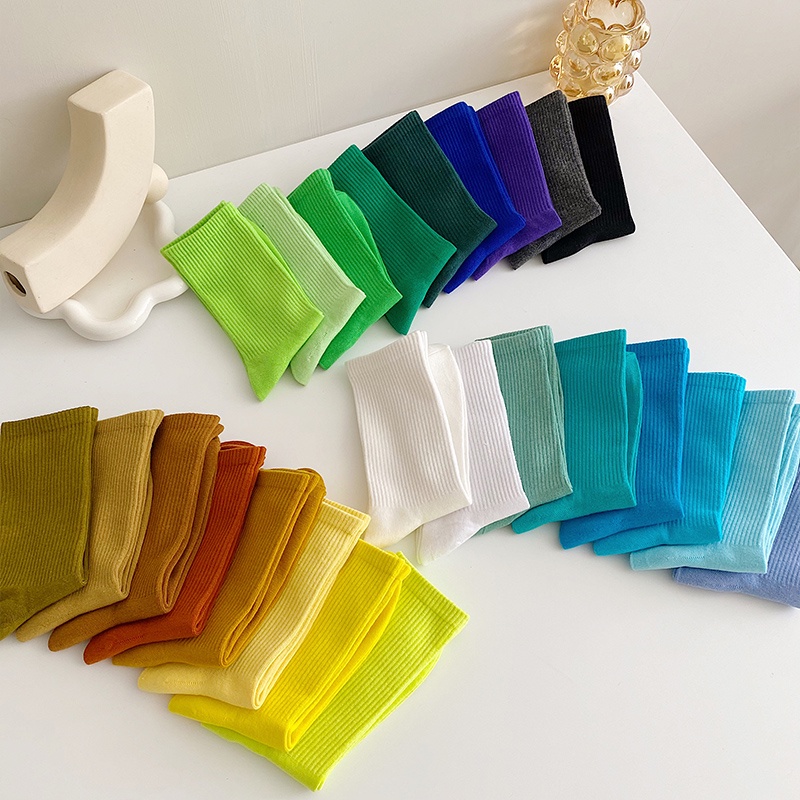 Tất cổ cao phong cách Vintage Hàn Quốc chất len đẹp nhiều màu