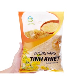 Combo 5 túi Đường vàng tinh khiết TTC gói 1kg