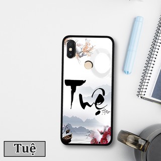 Ốp lưng Xiaomi Mi 8 - chữ thư pháp