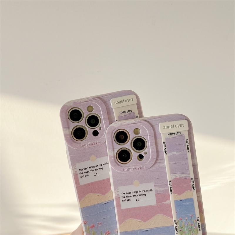 Ốp Điện Thoại TPU Silicone Chống Sốc In Hình Tranh Sơn Dầu Cho iPhone 13 12 11 pro max x xr xs max 7 8 plus