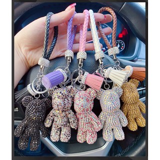 Móc khoá Bearbrick Gấu đính đá thời thượng