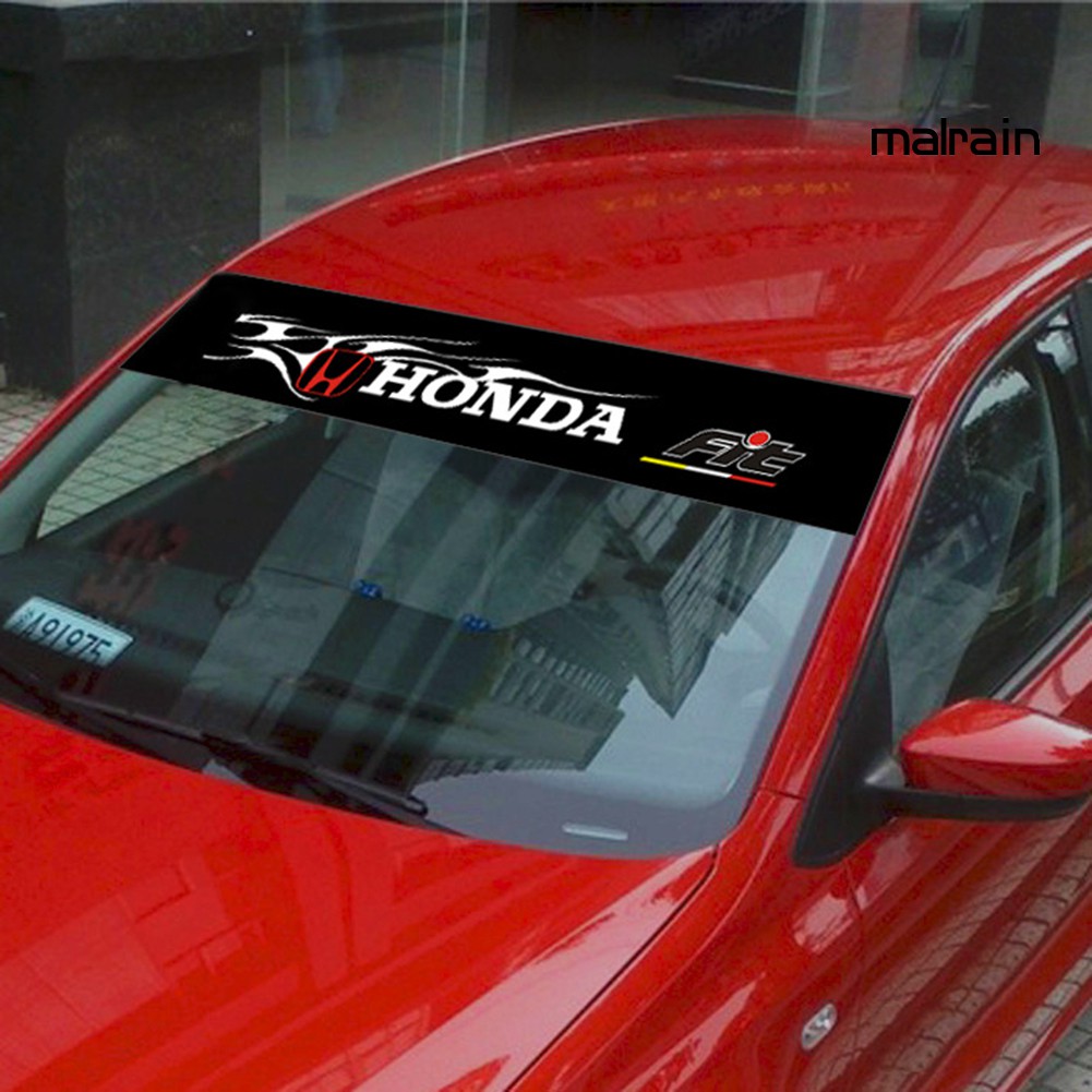 Miếng Dán Trang Trí Kính Chắn Gió Xe Ô Tô Độc Đáo Tiện Dụng