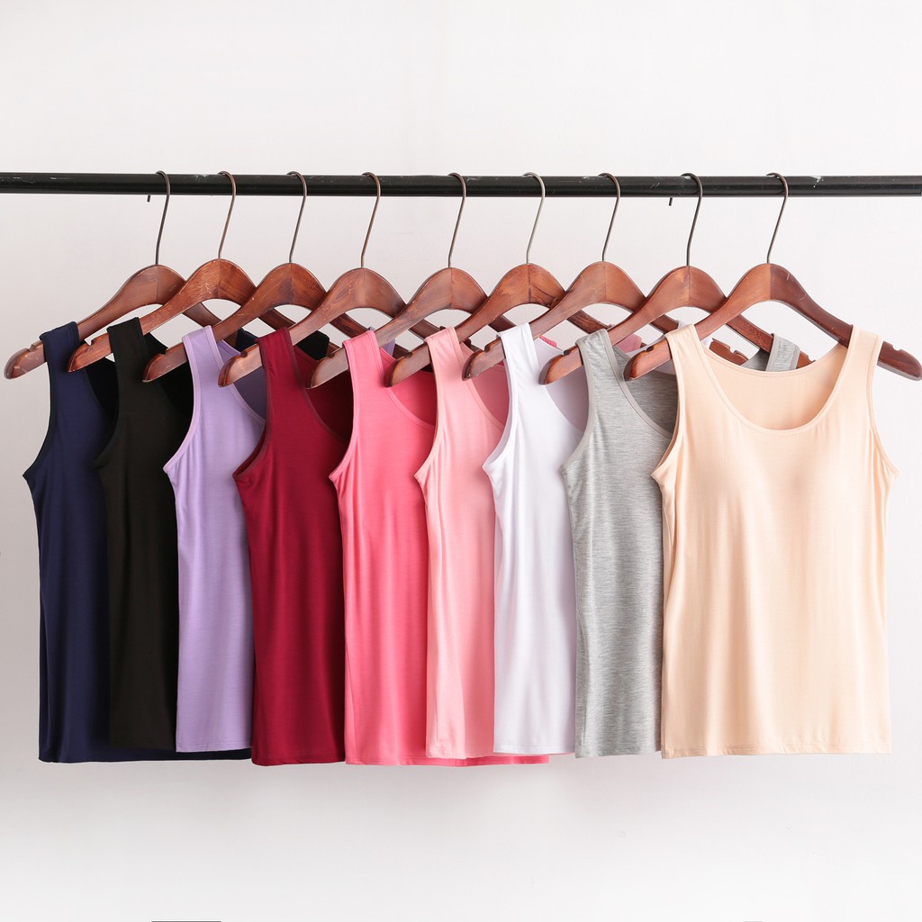 Áo Ba Lỗ Nữ Màu Trơn Thời Trang