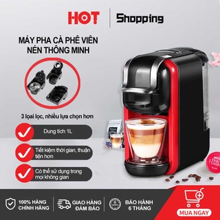 Máy pha cà phê đa năng máy pha coffee dùng được với bột viên nén nespresso DG Nestle gia dụng pha nhanh cà phê buổi sáng
