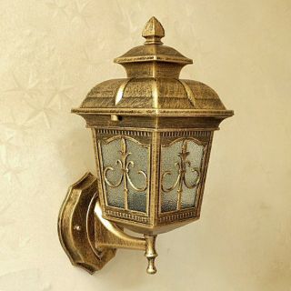 {TẶNG KÈM BÓNG LED} ĐÈN TREO TƯỜNG ĐÈN CHÀY NGOẠI THẤT - ĐÈN TREO CỔNG  0106