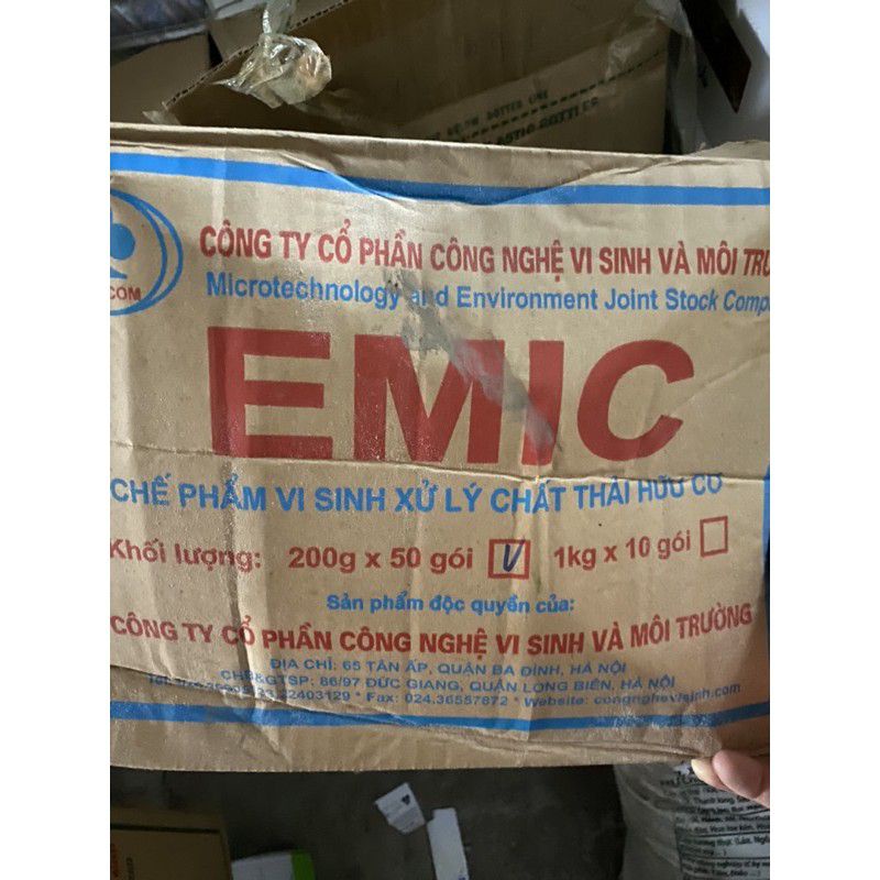 Chế phẩm sinh học EM(Emic) ủ đậu tương, xử lý rác thải làm phân bón