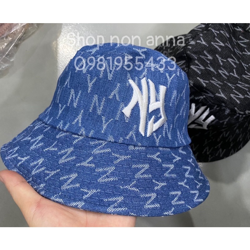 Nón bucket nam nữ, bo cụp ny jeans mềm thời trang
