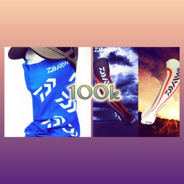 COMBO KHĂN+ỐNG TAY DAIWA 99k