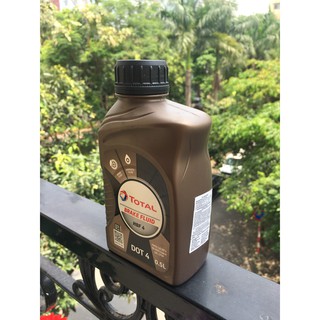 Dầu phanh TOTAL HBF4 Dot 4 0.5L Singapore [Hàng chính hãng TOTAL]