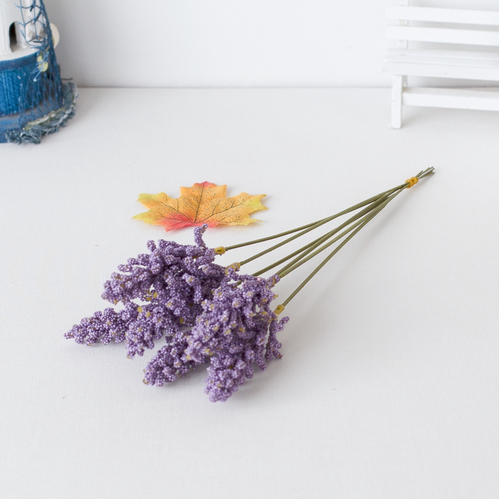 Hoa hạt nhỏ mô phỏng trang trí 34cm