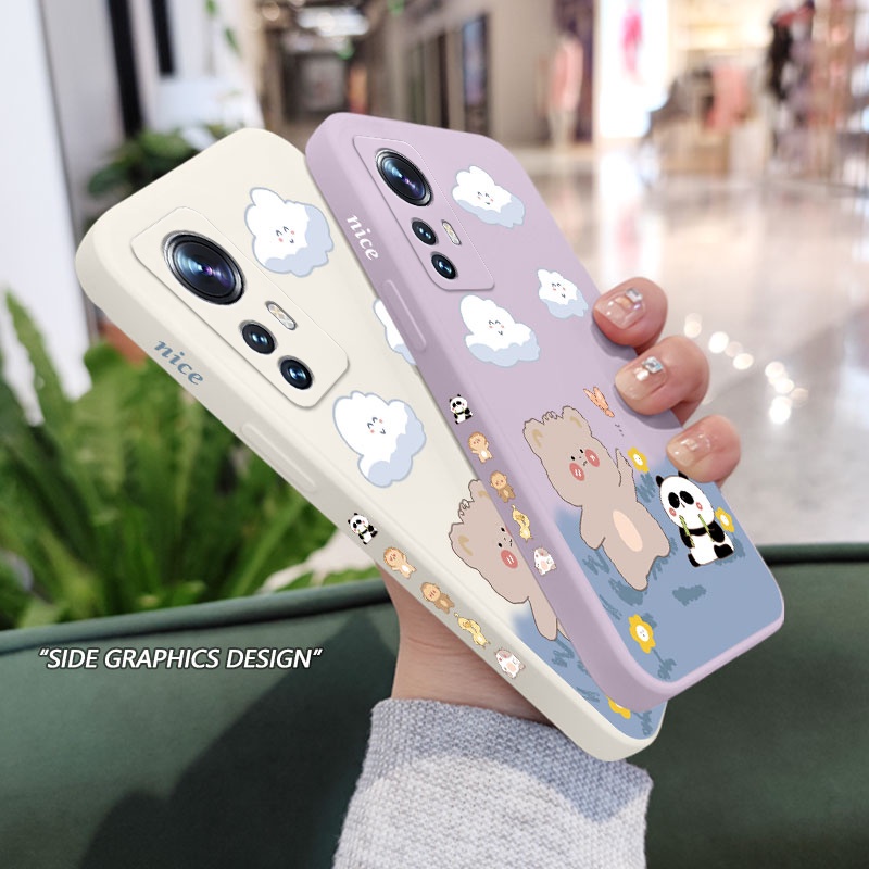 Ốp Điện Thoại Họa Tiết Gấu Trúc Cho Xiaomi Mi 12 12X 12S 11 Pro Lite Ultra 11Lite