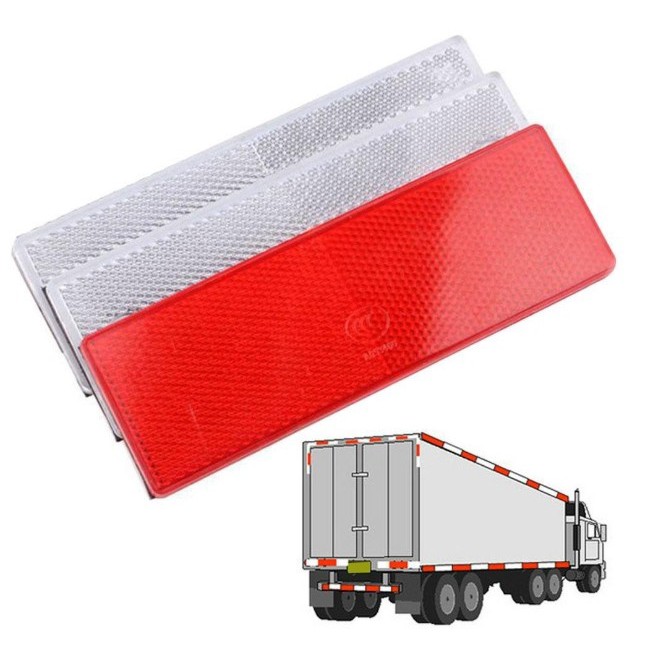 Bộ 2 bảng phản quang nhựa 5x15cm (chọn màu)